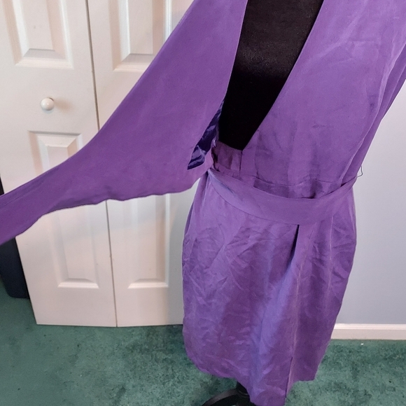 Jones New York Silk Wrap Dress Size 8 - Picture 8 of 12